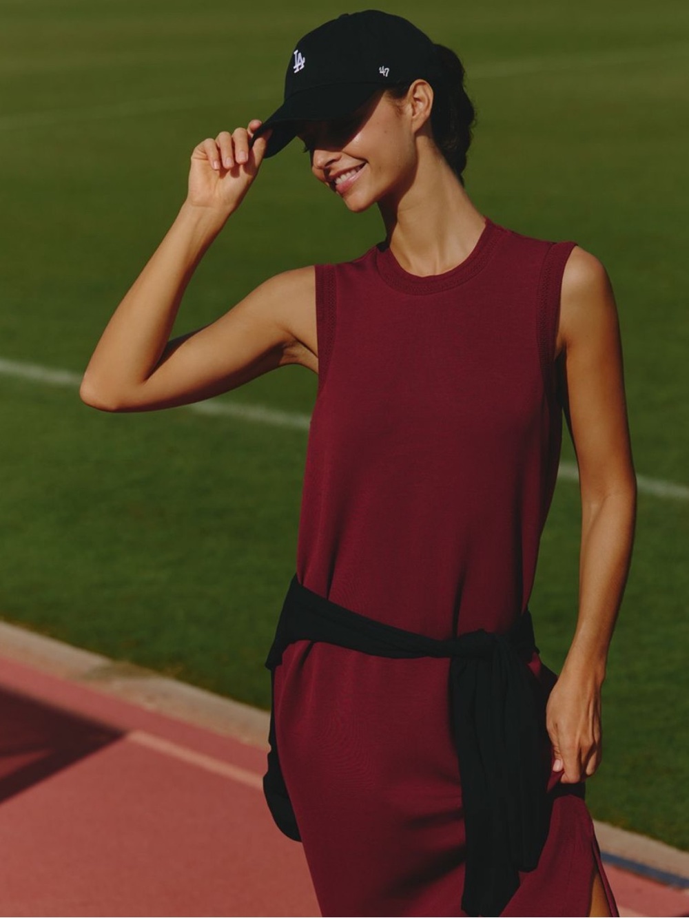 Varley Beatrice Sleeveless Midi Dress